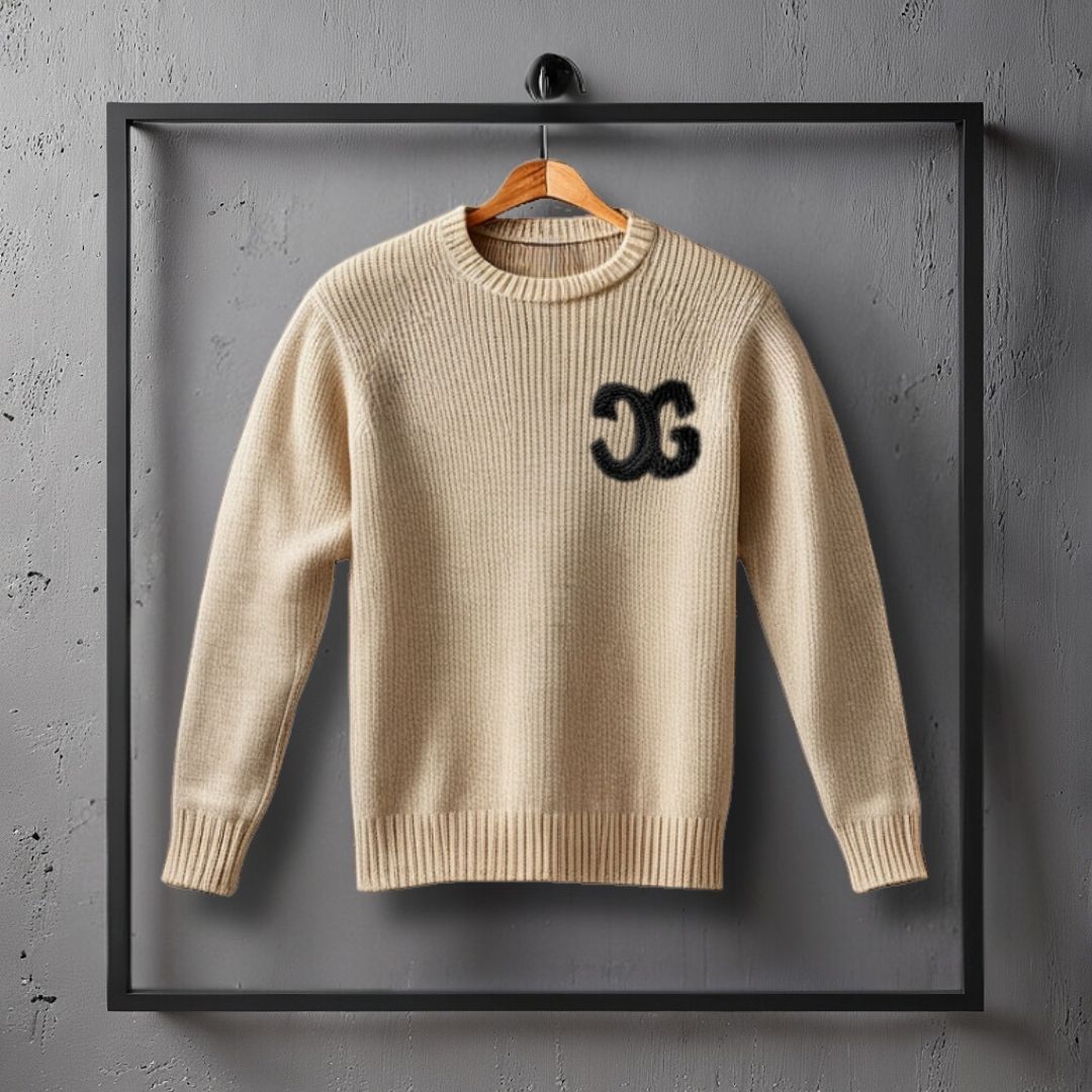 C&G SCWARZER STRICKPULLOVER