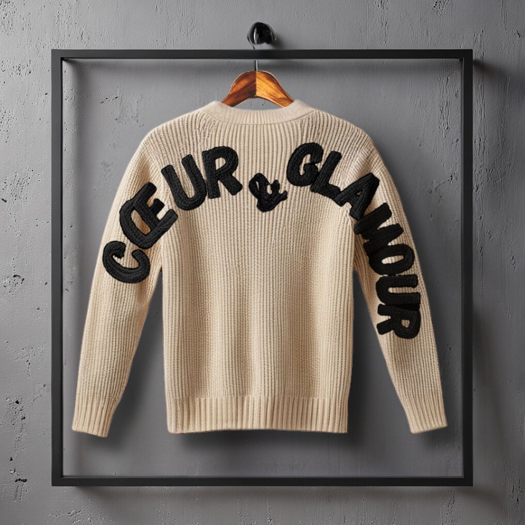 C&G SCWARZER STRICKPULLOVER