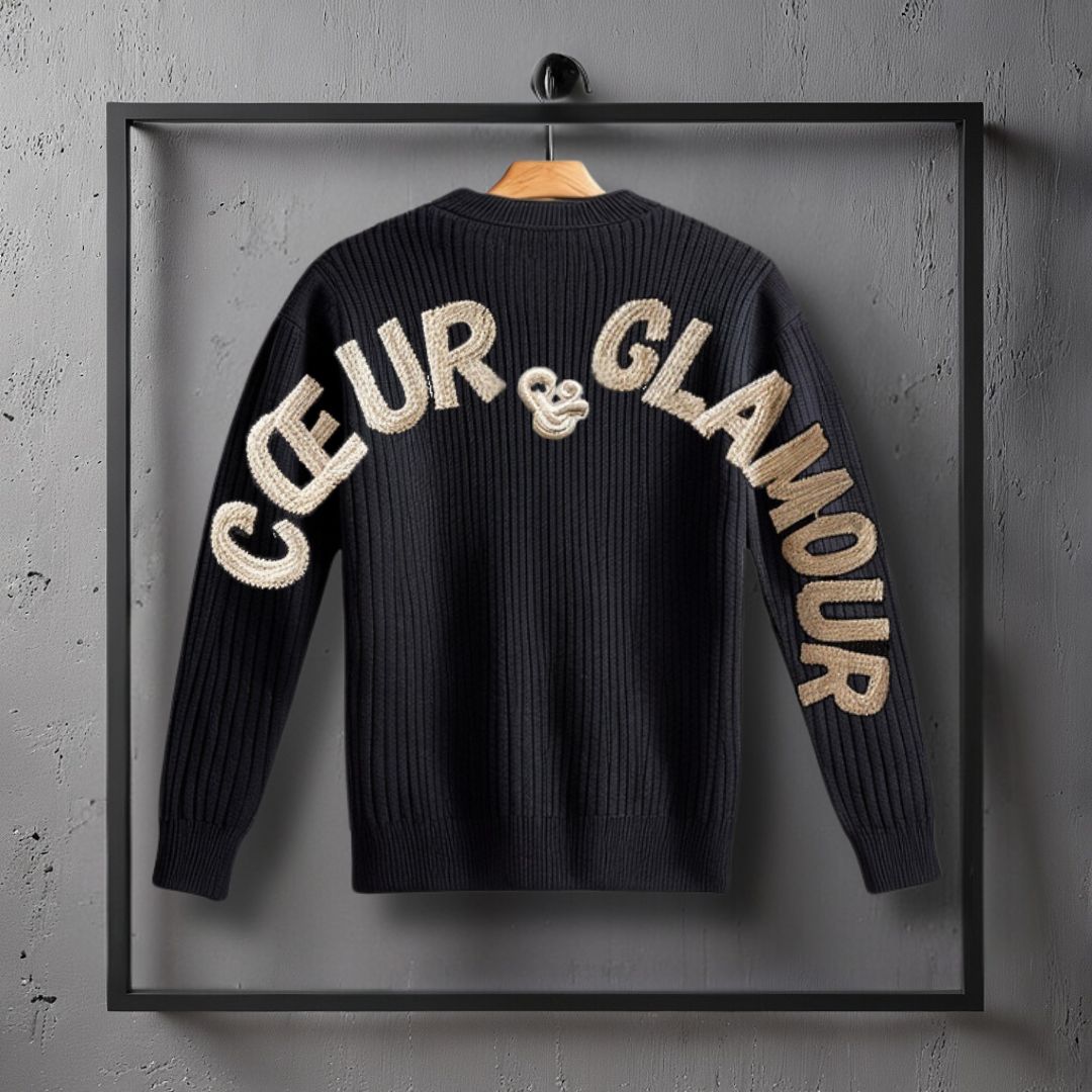 C&G SCWARZER STRICKPULLOVER